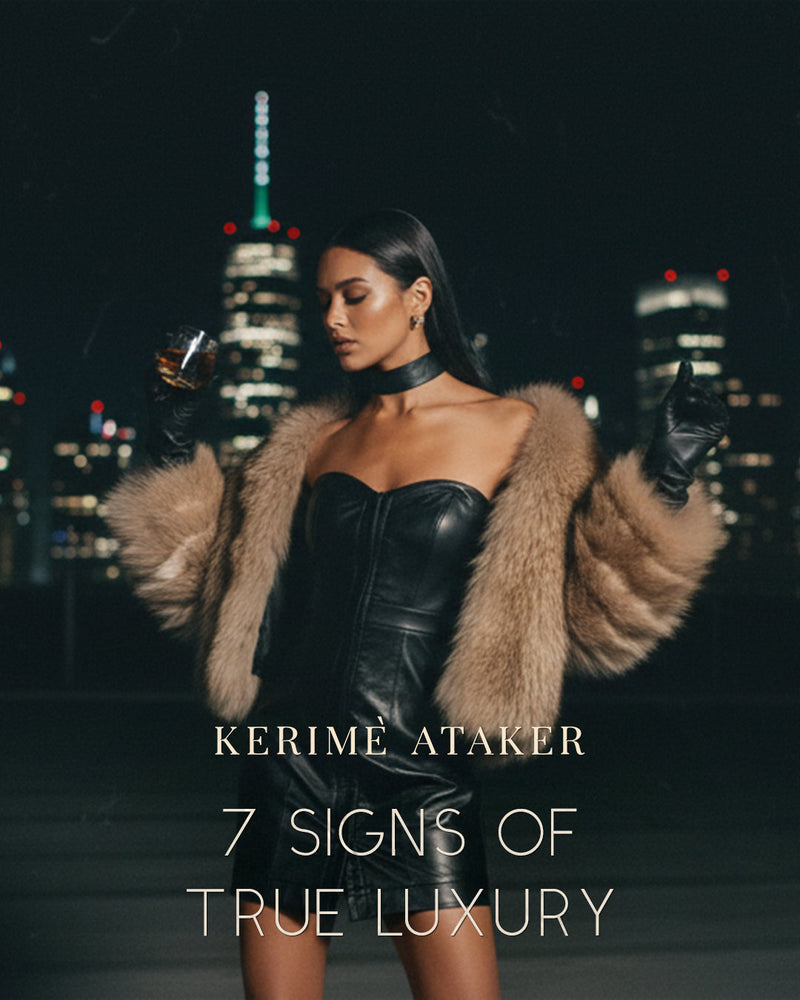 7 Signs of True Luxury Fashion by KERIMÉ ATAKER