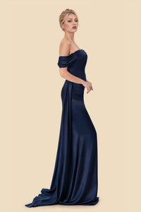 Viscose Silk Draped Gown by Kerime Ataker – detail 2