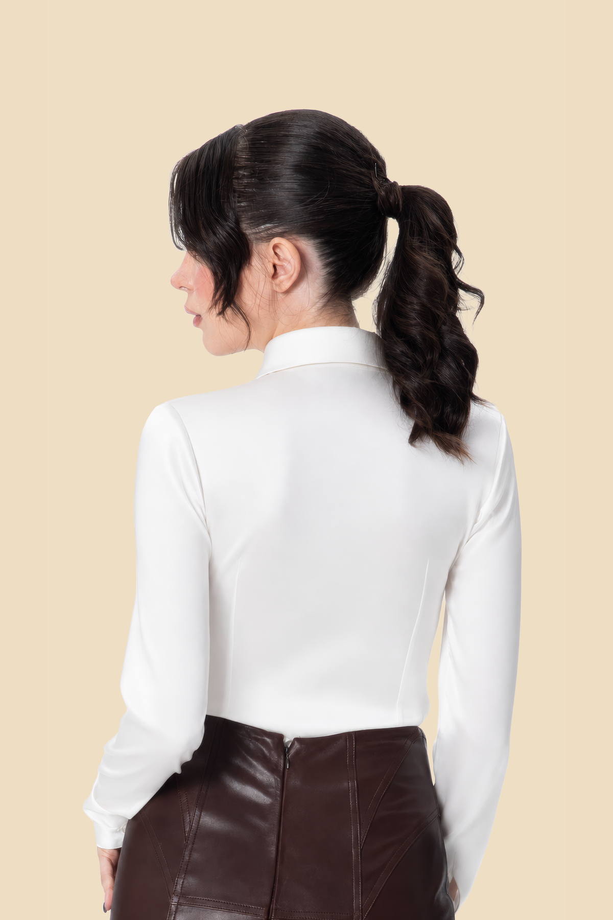 Silk Blouse by Kerime Ataker – detail 5
