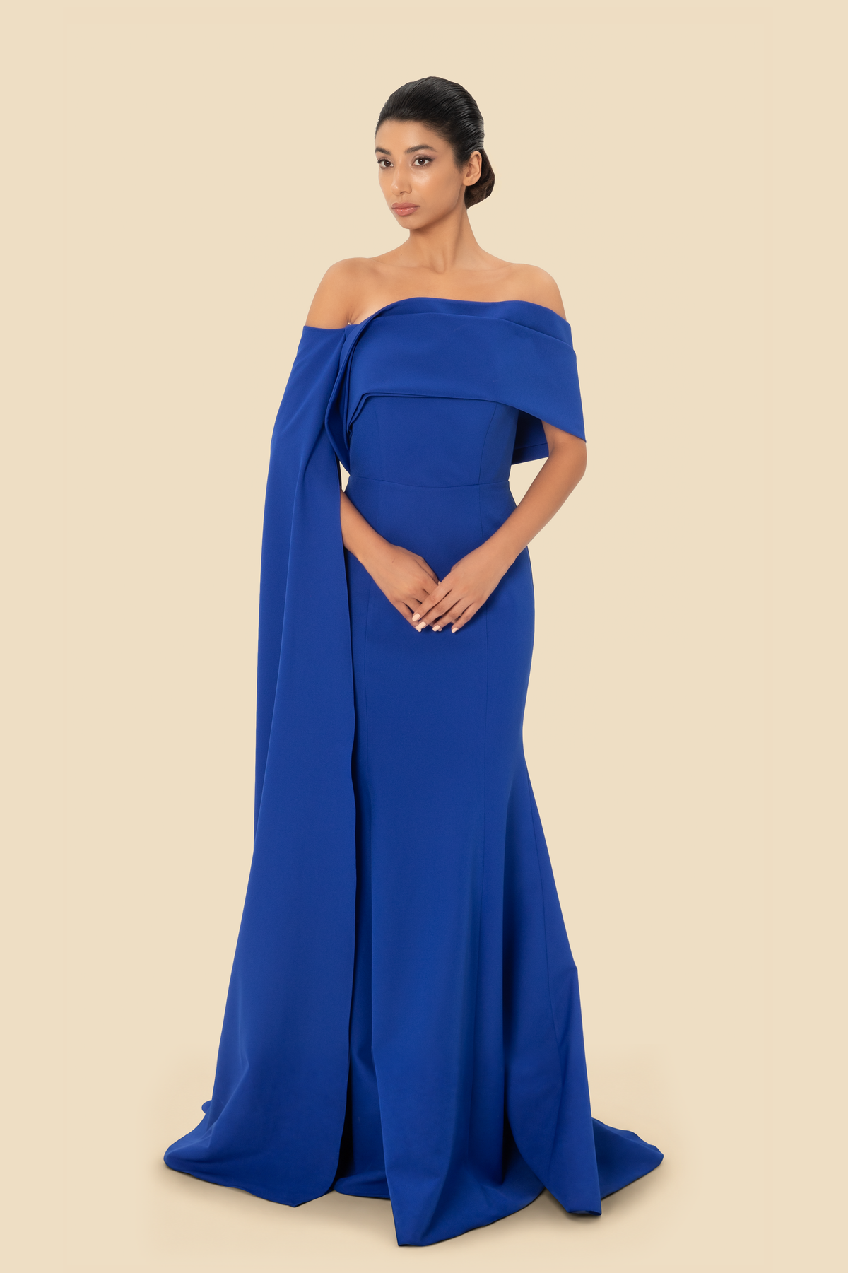 Off-shoulder Mermaid Gown