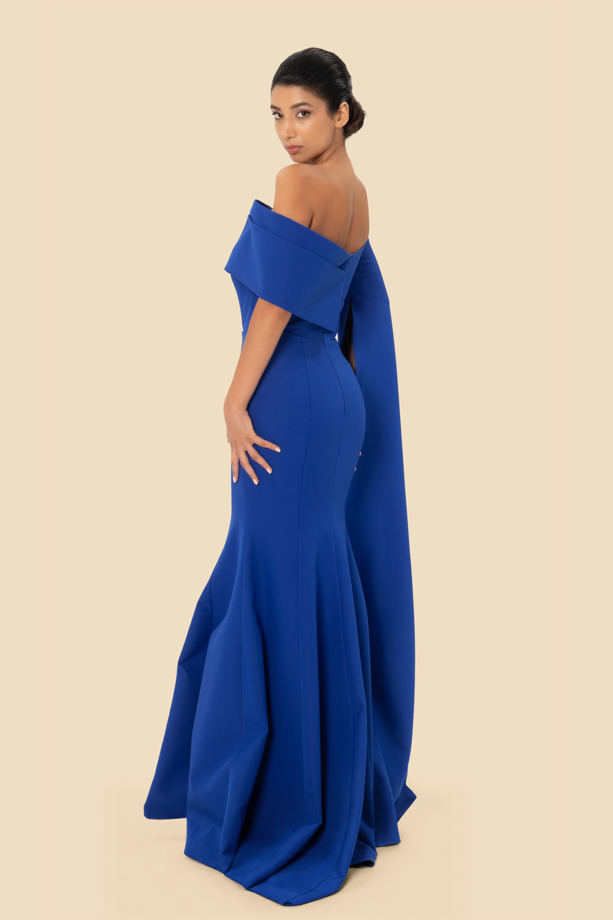 Off-shoulder Mermaid Gown