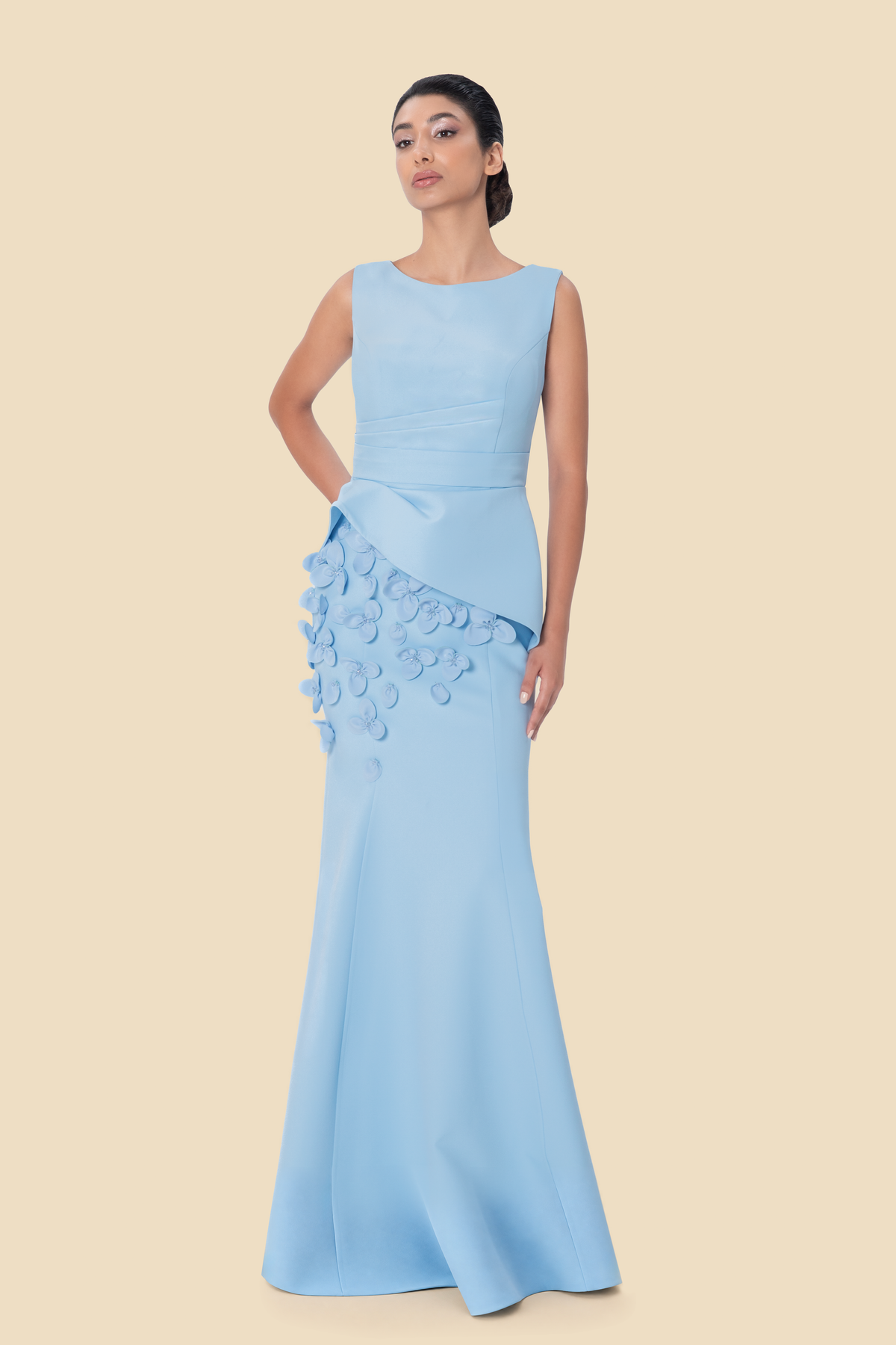 3D Flower Gown by Kerime Ataker