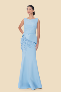 3D Flower Gown by Kerime Ataker