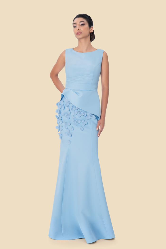3D Flower Gown by Kerime Ataker