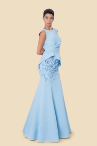 3D Flower Gown by Kerime Ataker – detail 4