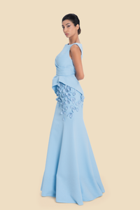 3D Flower Gown by Kerime Ataker – detail 5