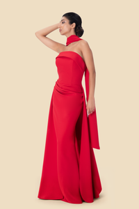 Strapless Column Gown by Kerime Ataker – detail 4