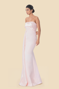 Draped Mermaid Gown by Kerime Ataker – detail 4