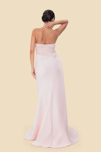 Draped Mermaid Gown by Kerime Ataker – detail 5