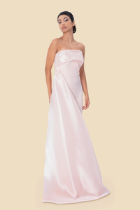 Draped Mermaid Gown by Kerime Ataker – detail 6