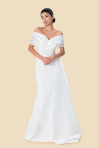 Draped Mermaid Gown by Kerime Ataker