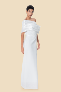 Floral Column Gown by Kerime Ataker – detail 9