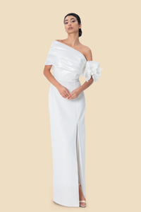 Floral Column Gown by Kerime Ataker – detail 10