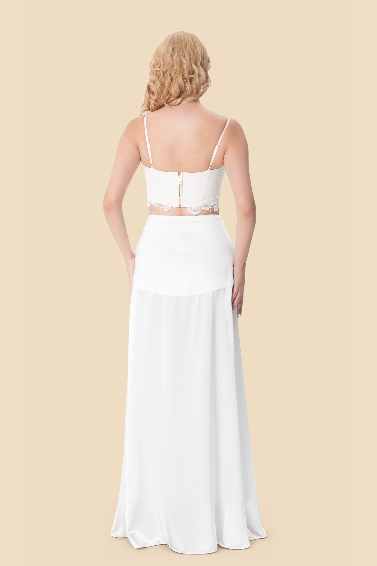 Lace Crop Top by Kerime Ataker – detail 4