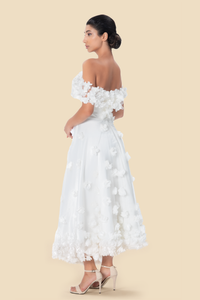 3D Floral Dress by Kerime Ataker – detail 5