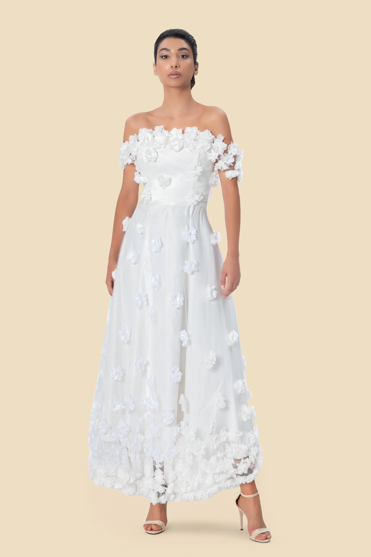 3D Floral Dress by Kerime Ataker