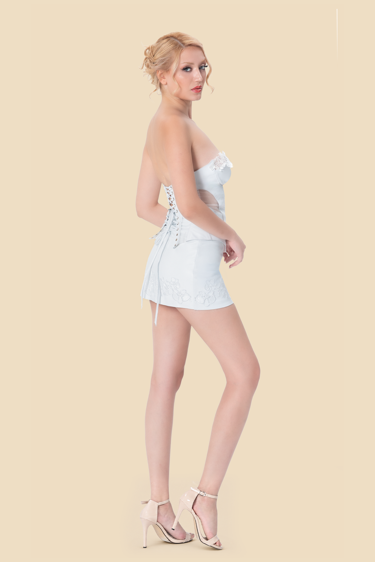 Transparent Leather Corset