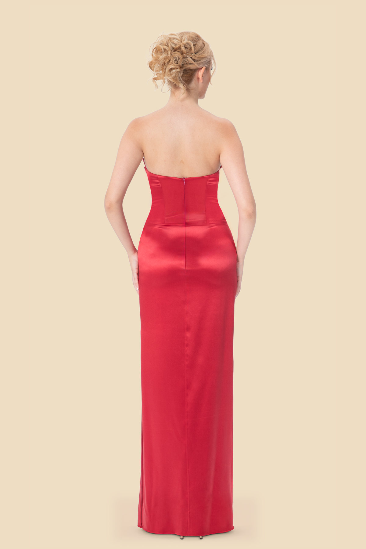 Red Silk Gown