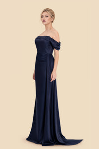 Viscose Silk Draped Gown by Kerime Ataker – detail 4