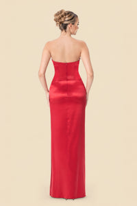 Draped Silk Gown by Kerime Ataker – detail 6