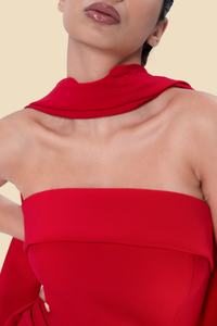 Strapless Column Gown by Kerime Ataker – detail 2