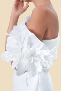 Floral Column Gown by Kerime Ataker – detail 5