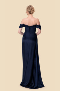 Viscose Silk Draped Gown by Kerime Ataker – detail 5