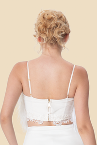 Lace Crop Top by Kerime Ataker – detail 7