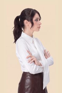 Silk Blouse by Kerime Ataker – detail 7