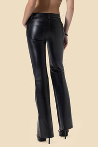 BIANKA women's straight-leg leather pants by Kerime Ataker